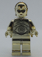 Minifig No: sw0158  Name: C-3PO - Chrome Gold (SW 30th Anniversary Edition)