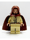 Minifig No: sw0172a  Name: Qui-Gon Jinn - Light Nougat Head with Black Chin Dimple, Brown Hood and Cape