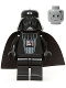 Minifig No: sw0214  Name: Darth Vader (Imperial Inspection - Eyebrows)