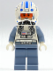 Minifig No: sw0265  Name: Clone Trooper Pilot Captain Jag (Phase 2) - Frown
