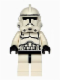 Minifig No: sw0272  Name: Clone Trooper (Phase 2) - Black Head, Dotted Mouth
