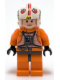 Minifig No: sw0295  Name: Luke Skywalker - Light Nougat, X-Wing Pilot Suit, Detailed Torso and Helmet