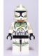 Minifig No: sw0298  Name: Clone Trooper, Horn Company (Phase 1) - Sand Green and Lime Markings, Large Eyes