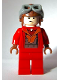 Minifig No: sw0340  Name: Naboo Fighter Pilot - Red Jumpsuit