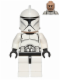 Minifig No: sw0442  Name: Clone Trooper (Phase 1) - Scowl