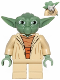 Minifig No: sw0446a  Name: Yoda (Clone Wars, Gray Hair, Torso with Back Printing)
