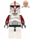 Minifig No: sw0492  Name: Clone Trooper Captain (Phase 1) - Scowl