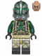 Minifig No: sw0528  Name: Clone Trooper Commander Gree, 41st Elite Corps (Phase 2) - Kashyyyk Camouflage, Scowl