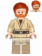 Minifig No: sw0535  Name: Obi-Wan Kenobi (Dark Tan Printed Legs)