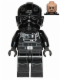 Minifig No: sw0543  Name: Imperial TIE Fighter Pilot - Light Nougat Head, Scowl, Silver Insignia on Helmet