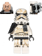Minifig No: sw0548a  Name: Sandtrooper - Black Pauldron, Ammo Pouch, Dirt Stains, Survival Backpack