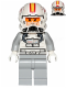 Minifig No: sw0608  Name: Clone Pilot, Episode 3 with Open Helmet Yellow and Red Markings