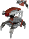 Minifig No: sw0642  Name: Droideka - Destroyer Droid (Reddish Brown Triangles without Stickers)