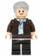 Minifig No: sw0675  Name: Han Solo, Old (Lopsided Grin)