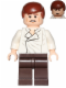 Minifig No: sw0714  Name: Han Solo, Dark Brown Legs