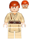 Minifig No: sw0812  Name: Obi-Wan Kenobi (Young, Printed Legs, without Cape)