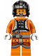 Minifig No: sw0826  Name: Snowspeeder Pilot Zev Senesca - Pearl Dark Gray Helmet