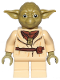 Minifig No: sw0906  Name: Yoda - Olive Green, Belt