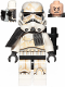 Minifig No: sw0960  Name: Sandtrooper (Enlisted) - Black Pauldron, Ammo Pouch, Dirt Stains, Survival Backpack