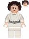 Minifig No: sw0994  Name: Princess Leia (White Dress, Detailed Belt, Crooked Smile)