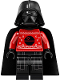 Minifig No: sw1121  Name: Darth Vader (Red Christmas Sweater with Death Star)