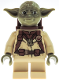 Minifig No: sw1147  Name: Yoda (Olive Green, Backpack Pattern)