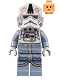 Minifig No: sw1176  Name: AT-AT Driver - Dark Red Imperial Logo, Female