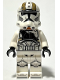Minifig No: sw1236  Name: Clone Trooper Gunner (Phase 2) - Dirt Stains, Nougat Head, Helmet with Holes