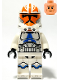 Minifig No: sw1278  Name: Clone Trooper, 501st Legion, 332nd Company (Phase 2) - Helmet with Holes and Togruta Markings