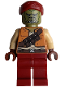 Minifig No: sw1386  Name: Kithaba (Klatooinian Skiff Guard) - Medium Nougat Vest