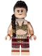 Minifig No: sw1389  Name: Princess Leia - Jabba Slave Outfit, Dark Brown Braid over Shoulder