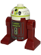 Minifig No: sw1397  Name: Astromech Droid, R7-A7 - Dark Bluish Gray Rectangles