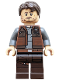Minifig No: sw1410  Name: Cassian Andor - Reddish Brown Vest