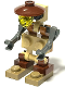 Minifig No: sw1413  Name: Pit Droid (Anakin's) - Dark Bluish Gray Mechanical Arms