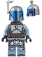 Minifig No: sw1433a  Name: Jango Fett - Nougat Head, Plain Arms, Helmet with Black Detail Lines on Left Side