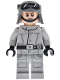 Minifig No: sw1498  Name: AT-ST Driver - Helmet with Molded Goggles, Light Bluish Gray Jumpsuit with Silver Dot, Printed Legs
