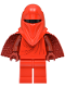 Minifig No: sw1509  Name: Imperial Royal Guard - Dark Red Arms and Hands, Torso Creases on Front and Back, Very Short Spongy Cape