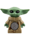 Minifig No: sw1522  Name: Din Grogu / The Child / 'Baby Yoda' - Long Robe, Beskar Rondel with Mudhorn Signet