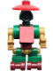 Minifig No: sw1548  Name: Pit Droid - Red, Green and Gold Holiday Outfit