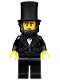 Minifig No: tlm005  Name: Abraham Lincoln (Minifigure Only without Stand and Accessories)