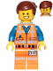 Minifig No: tlm066  Name: Emmet - Wide Smile, without Piece of Resistance