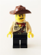 Minifig No: tlm068  Name: Johnny Thunder (The Lego Movie - Dark Brown Straps, White Pupils)