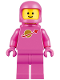 Minifig No: tlm108  Name: Classic Space - Dark Pink with Air Tanks and Updated Helmet (Lenny)