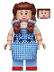 Minifig No: tlm163  Name: Dorothy Gale, The LEGO Movie 2 (Minifigure Only without Stand and Accessories)