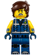 Minifig No: tlm197  Name: Rex Dangervest - Crooked Smile / Angry