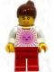 Minifig No: tls002  Name: LEGO Brand Store Female, Pink Sun - Costa Mesa