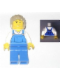 Minifig No: tls024  Name: LEGO Brand Store Male, Blue Overalls - Pleasanton