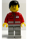Minifig No: tls120  Name: LEGO Brand Store Male, Post Office White Envelope and Stripe - West Hartford