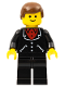Minifig No: trn251  Name: Suit with 3 Buttons Black - Black Legs, Brown Male Hair