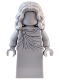 Minifig No: twn487  Name: Natural History Museum Statue - Mid-Length Hair, Skirt